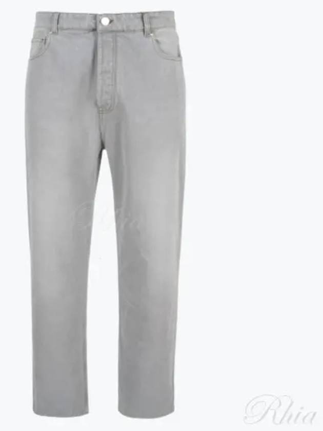 Loose Fit Denim Straight Jeans Grey - AMI - BALAAN 2