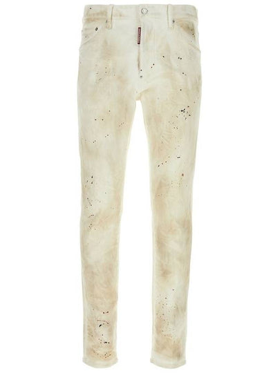 24FW Denim Straight Pants S74LB1604S30733 101 White - DSQUARED2 - BALAAN 2