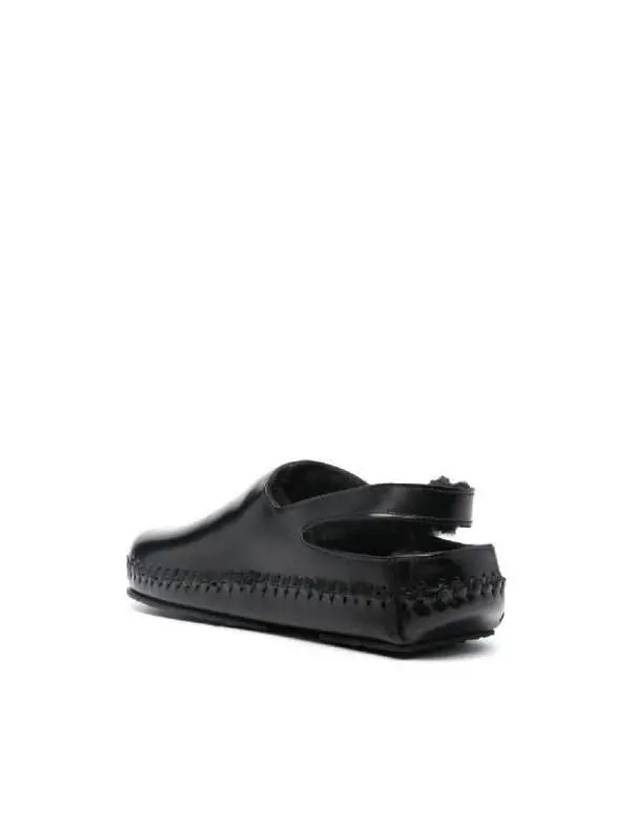 CARGOL Inner Shearling Slingback Loafer WFCARS BLACK - HEREU - BALAAN 4