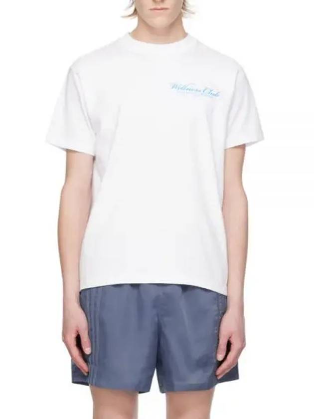 24 1800 Health T Shirt WhiteOcean TO042S405HW - SPORTY & RICH - BALAAN 1