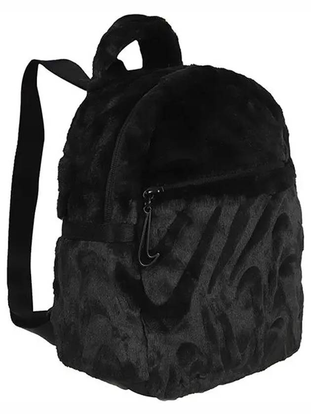 NSW Futura faux fur mini backpack 6L black FZ1328 010 - NIKE - BALAAN 3