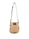 Logo Patch Raffia Cross Bag Beige - ISABEL MARANT - BALAAN 2