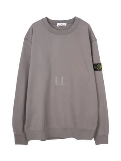 Wappen Patch Garment Dyed Sweatshirt Grey - STONE ISLAND - BALAAN 2