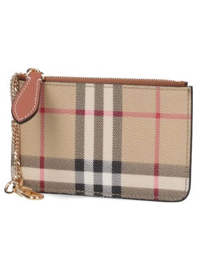 Check Print Coin Wallet Beige - BURBERRY - BALAAN 4