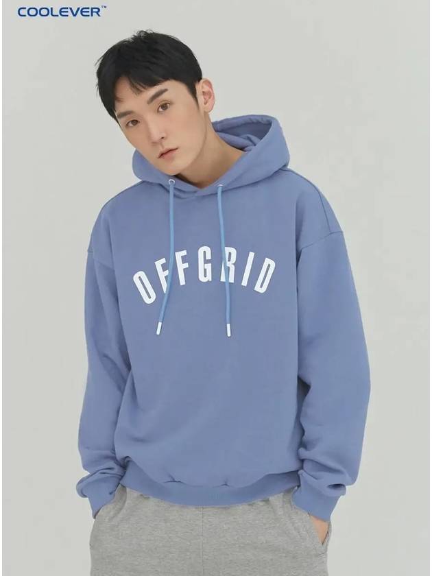 Overfit Pullover Hood Blue - OFFGRID - BALAAN 4