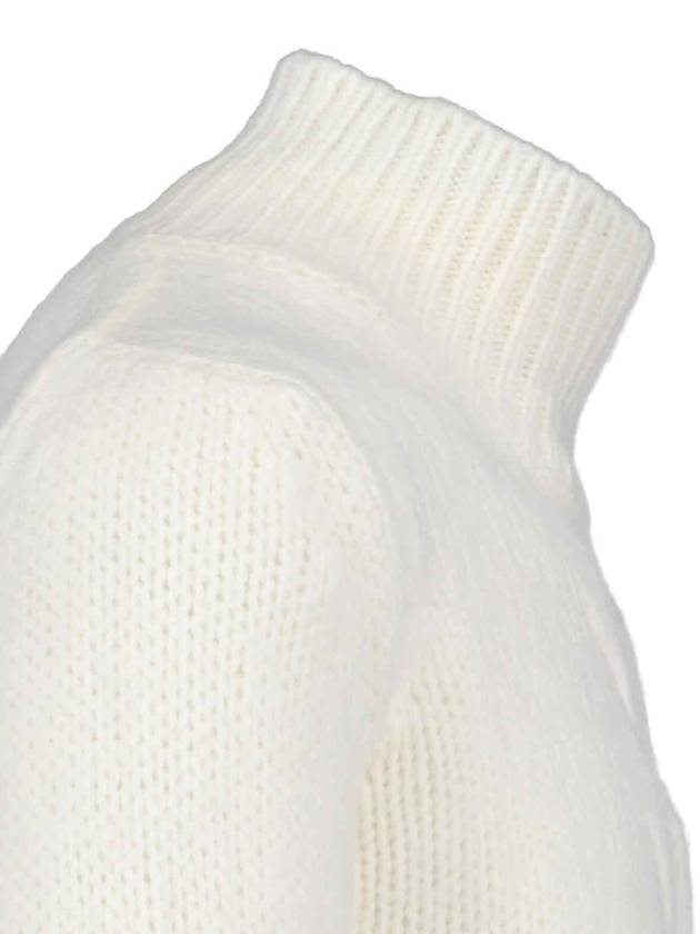 Fuzzy wool merino blend white gardenia - K-WAY - BALAAN 4