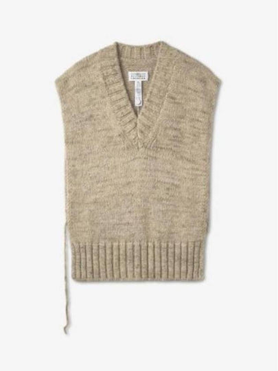 Botanical Dye Knit Vest Beige - MAISON MARGIELA - BALAAN 2