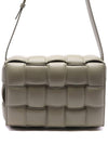 Gold Padded Cassette Cross Bag Travertine - BOTTEGA VENETA - BALAAN 3