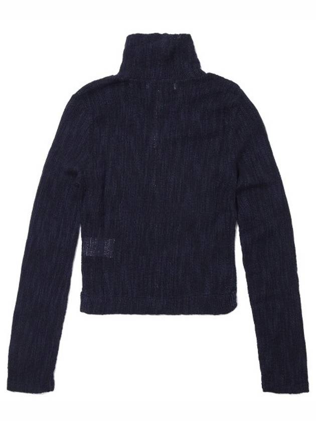 Slim Linen Zip-Up Jacket Navy - OUR LEGACY - BALAAN 3