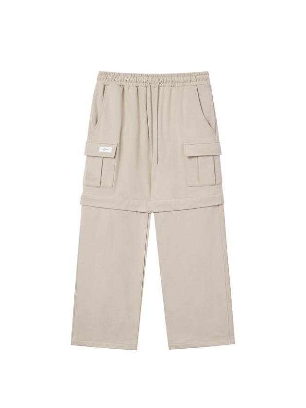 Detachable Cargo Track Pants Beige - HARDGEAR APPAREL - BALAAN 2