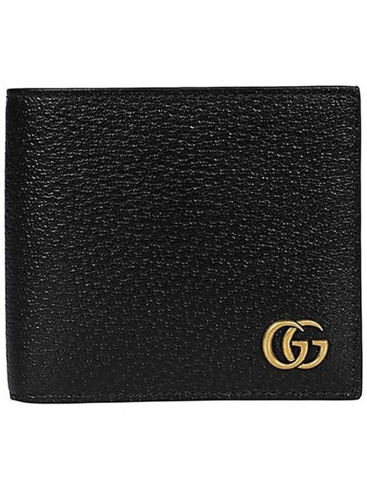 Men's GG Marmont Half Wallet Black - GUCCI - BALAAN 2