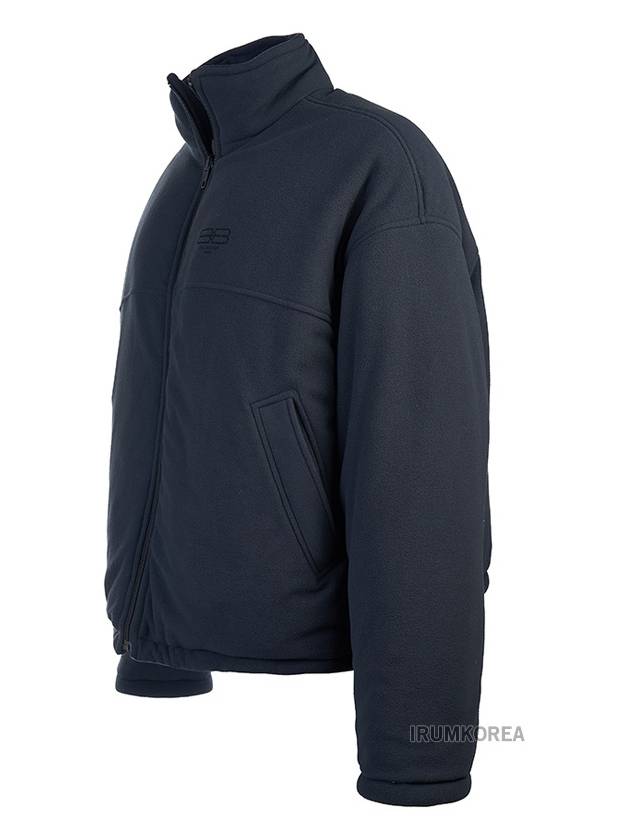 Men's BB Logo Reversible Zip-Up Jacket Black - BALENCIAGA - BALAAN 4