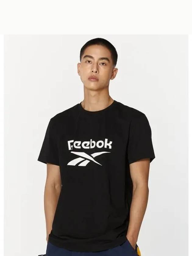 Big Logo T Shirt Black - REEBOK - BALAAN 1