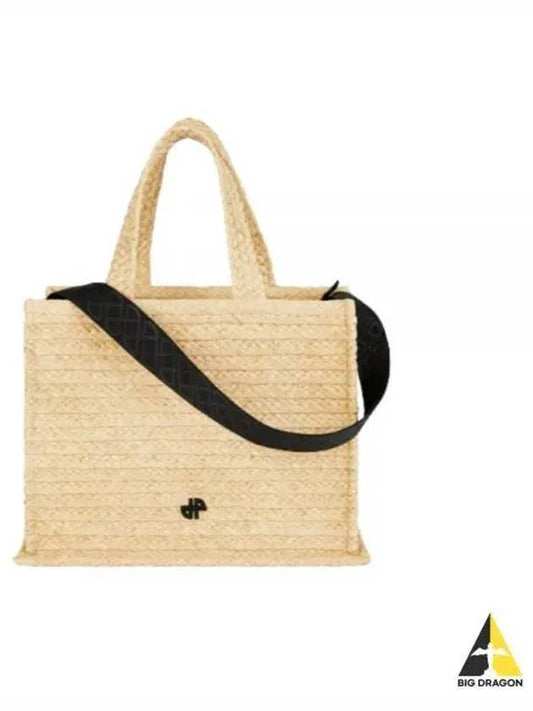 JP Raffia Tote Bag Beige - PATOU - BALAAN 2