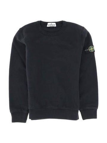 Kids Junior Knit Sweatshirt 771661340 000 V0029 BLACK - STONE ISLAND - BALAAN 1