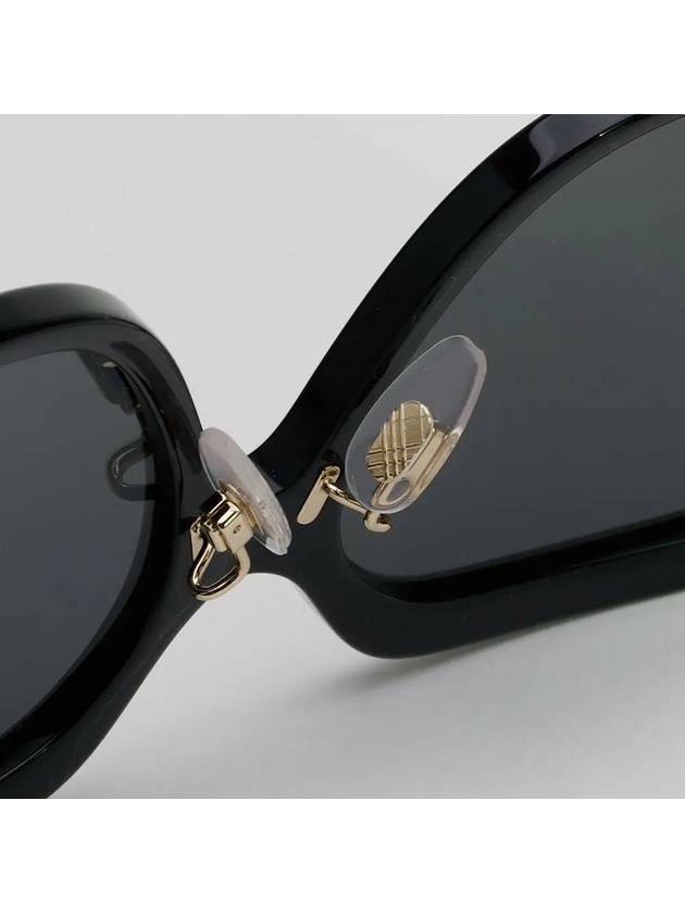 Sunglasses BE4389F 3001 logo gold horn rim Asian fit - BURBERRY - BALAAN 6