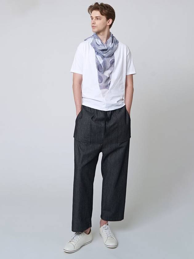 Denim Crop BaGGy Pants Black - ATHPLATFORM - BALAAN 5