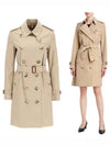 Women's Mid-Length Kensington Heritage Trench Coat Beige - BURBERRY - BALAAN 2