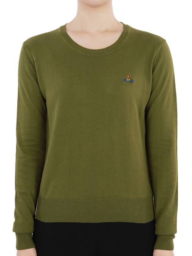 ORB Embroid Logo Knit Top Green - VIVIENNE WESTWOOD - BALAAN 2