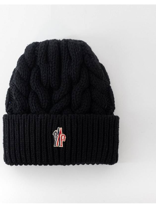 Twist beanie black BLACKH2 098 3B00009 M1172 999 - MONCLER - BALAAN 1