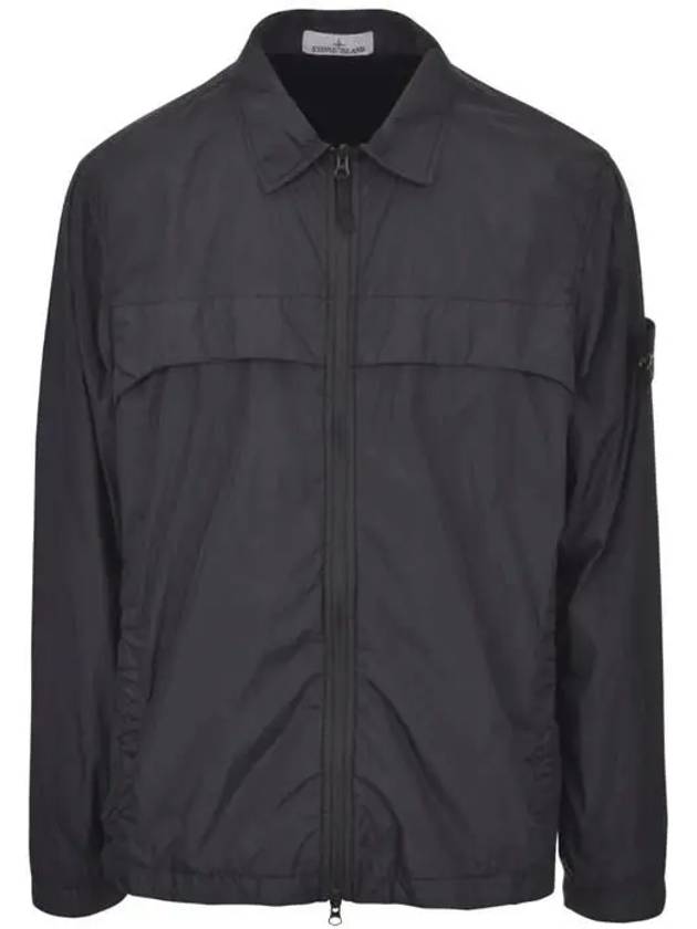 Garment Dyed Crinkle Reps R-NY Jacket Black - STONE ISLAND - BALAAN 2