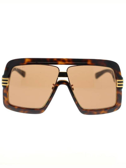 Eyewear Oversized Frame Tinted Sunglasses - GUCCI - BALAAN 2