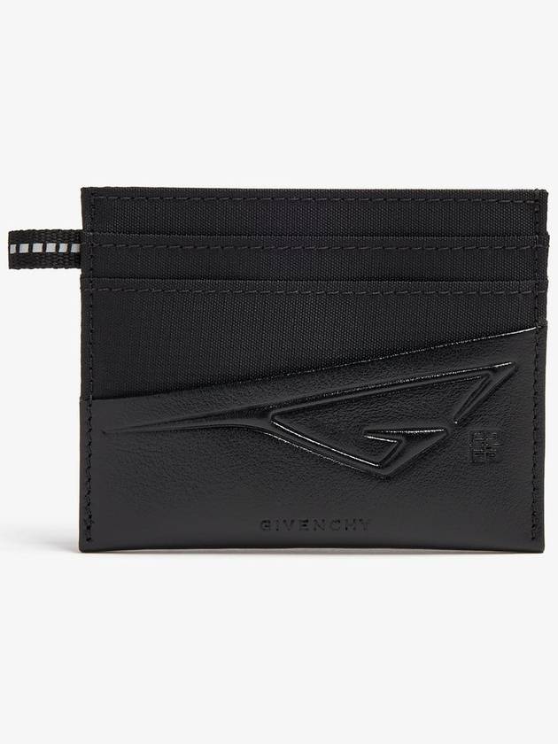 G Trail Leather Card Wallet Black - GIVENCHY - BALAAN 2