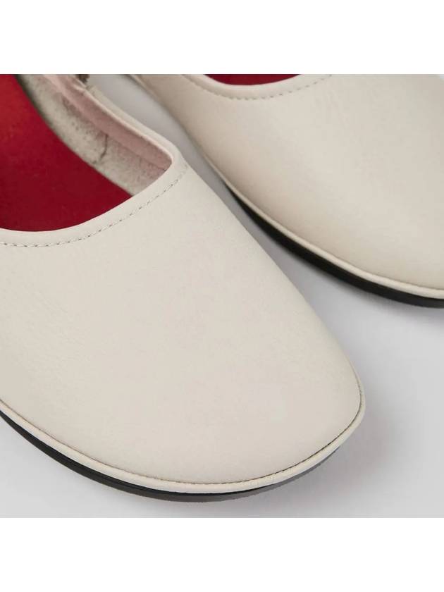 Right Leather Mary Jane Flat Shoes White - CAMPER - BALAAN 3