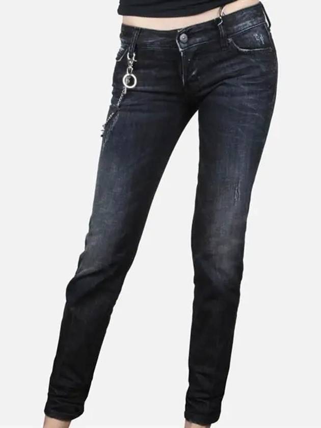 14FW Cross Chain Black Skinny Crop Jeans S75LA0522 900 - DSQUARED2 - BALAAN 4