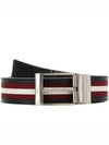 Shiffie 35 Reversible Leather Belt Black Red - BALLY - BALAAN 2