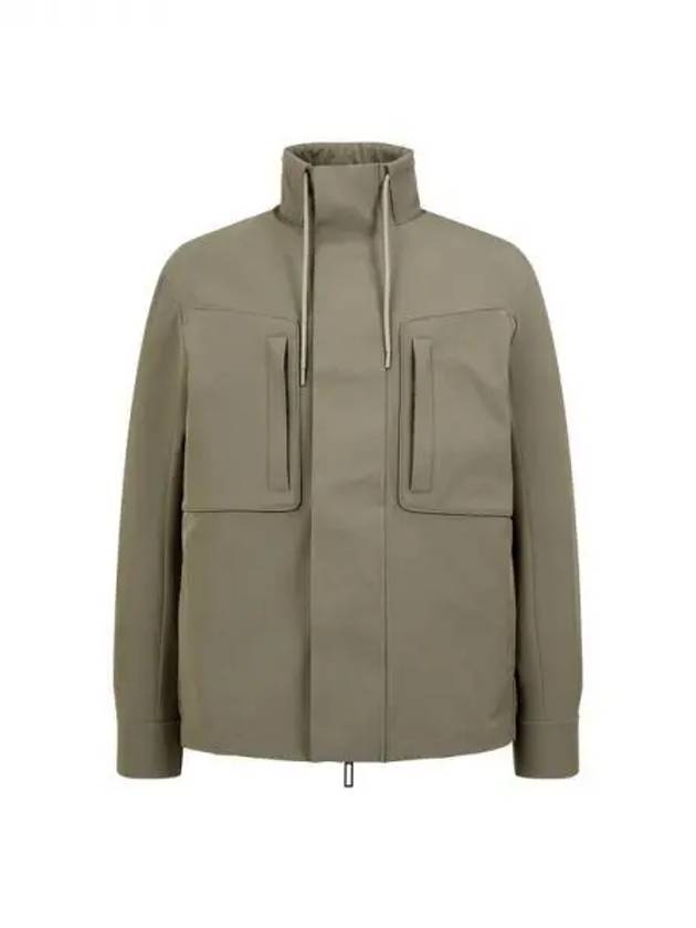 Men s Easy String Turtleneck Jacket Khaki 271309 - EMPORIO ARMANI - BALAAN 1