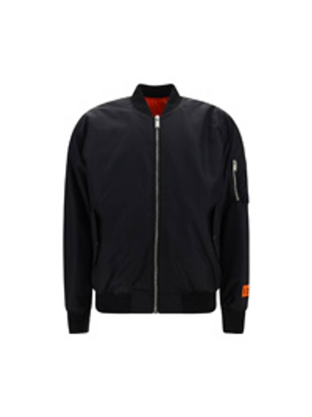 Padlock Bomber Jacket Black - HERON PRESTON - BALAAN 1