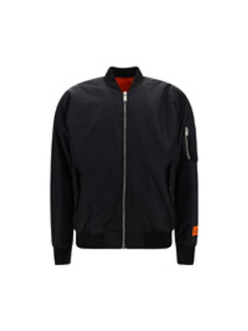 Padlock Bomber Jacket Black - HERON PRESTON - BALAAN 1