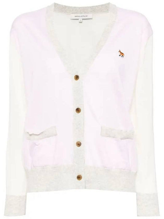 Maison Kitsune Baby Fox Women s Color Block Cardigan MW00505 P603 - POLO RALPH LAUREN - BALAAN 2