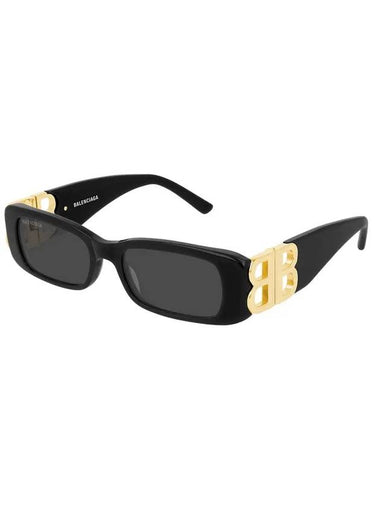 Eyewear Dynasty Rectangle Sunglasses Bb0096S 001 Black - BALENCIAGA - BALAAN 1