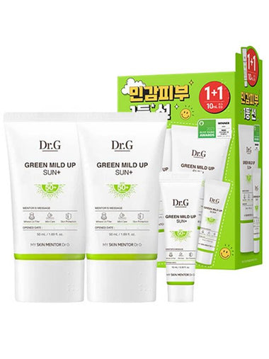 [Dr.G] Green Mild Up Sun + SPF50+ PA++++ 50ml (2ea) + 10ml - DR.G - BALAAN 1