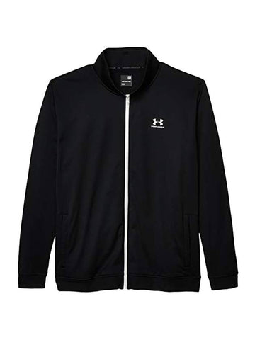 UA sports style tricot zip-up jacket black - UNDER ARMOUR - BALAAN 1