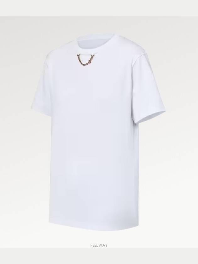 1AFDKP Chain Detail T Shirt Short Sleeve - LOUIS VUITTON - BALAAN 2