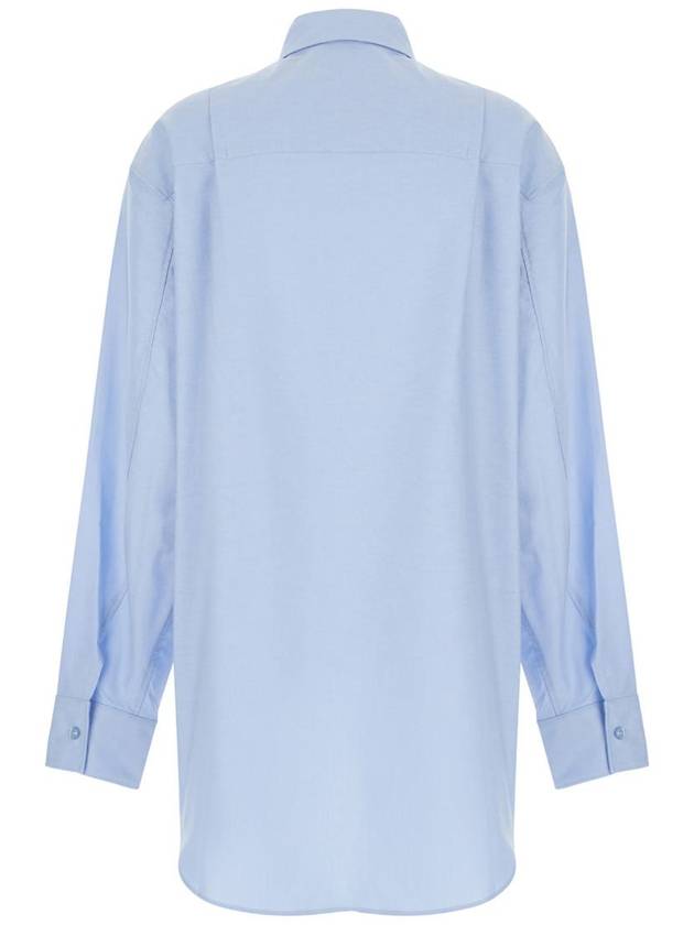 Light Blue Shirt With Buttons In Cotton Blend Woman - ANDAMANE - BALAAN 2