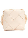 Cassette Intrecciato Mini Shoulder Bag Pink - BOTTEGA VENETA - BALAAN 4