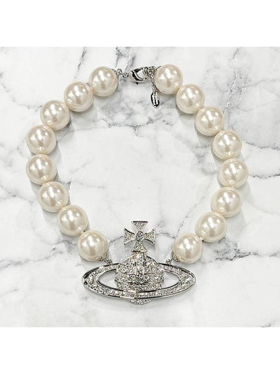 Neysa pearl necklace silver - VIVIENNE WESTWOOD - BALAAN 2