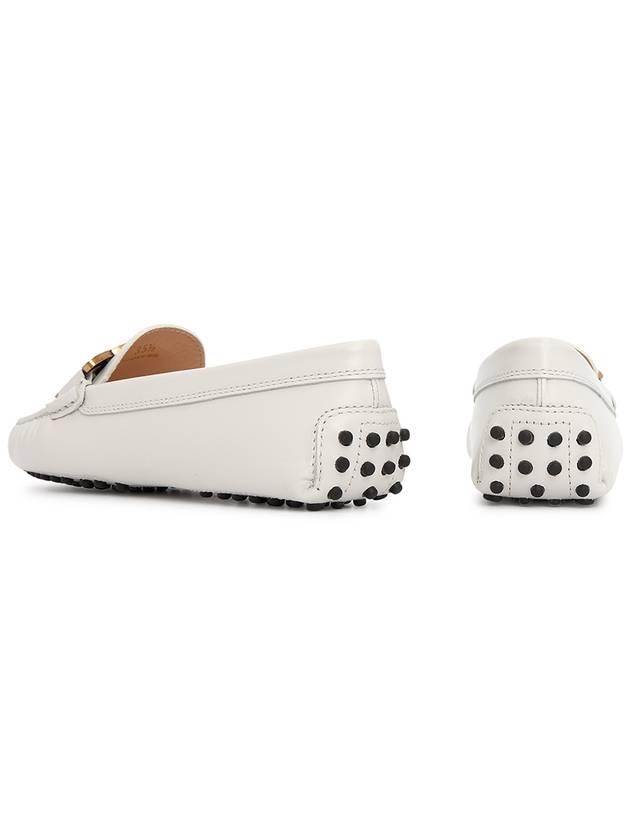 Women's Kate  Gommino Driving Shoes Off White - TOD'S - BALAAN 7