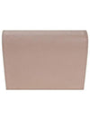 Gold Triangle Logo Saffiano Half Wallet Pink Beige - PRADA - BALAAN 5