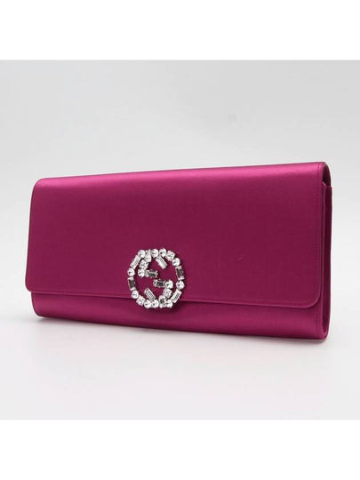 Satin GG Cubic Clutch Magenta Pink 0106hxa - GUCCI - BALAAN 2