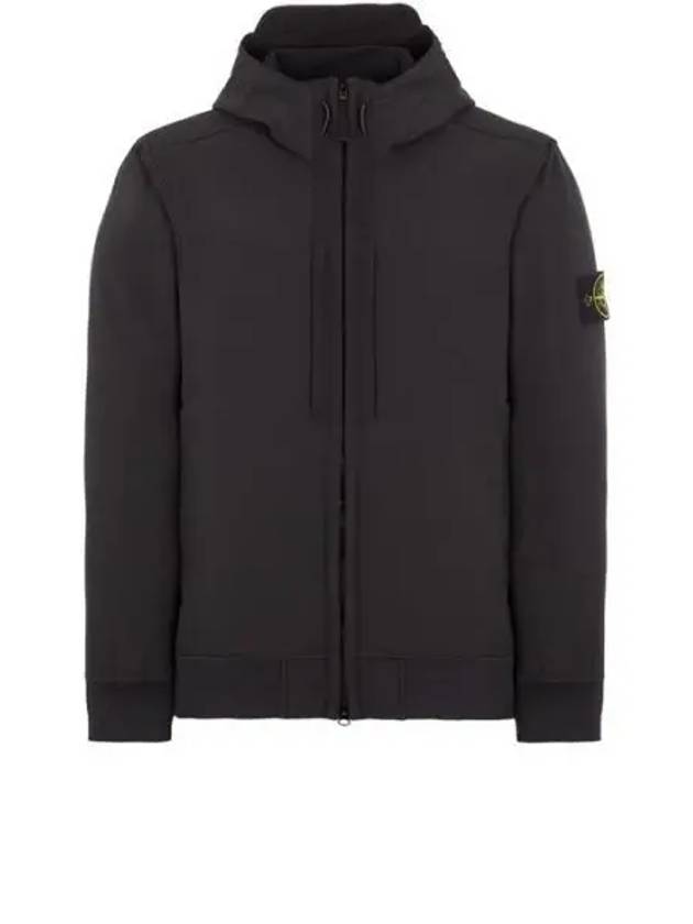 Soft Shell RE Dye Technology Hooded Jacket Black - STONE ISLAND - BALAAN 2