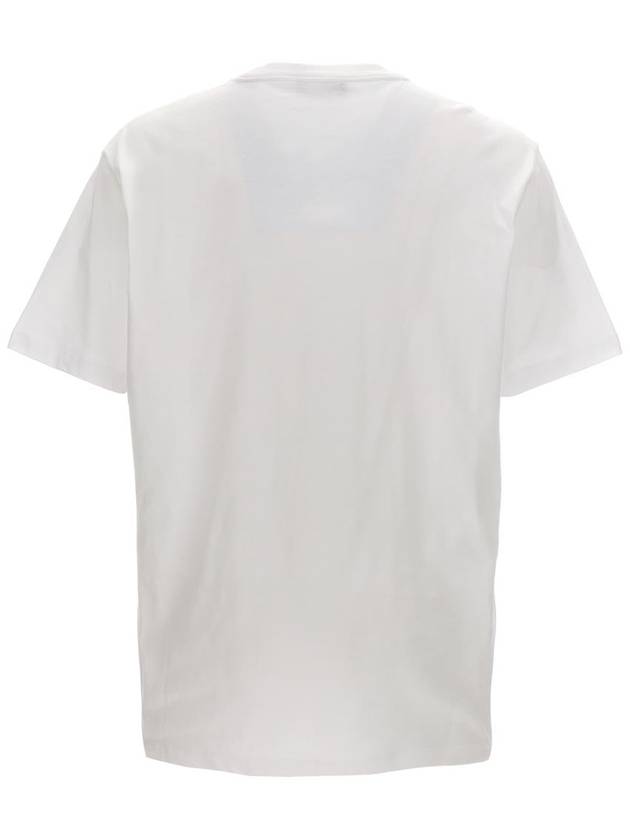 Medusa Embroidery Cotton Short Sleeve T-shirt White - VERSACE - BALAAN 3