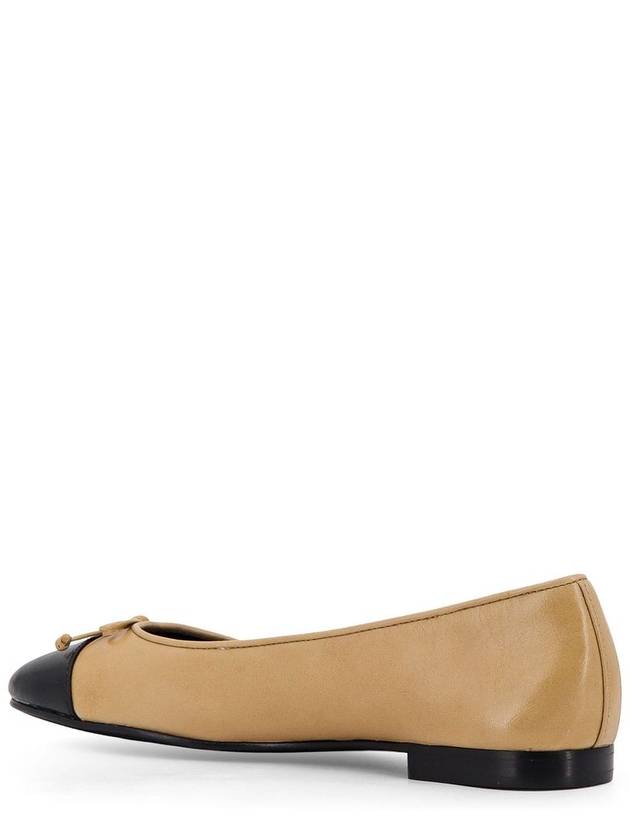 Women's Cap Toe Ballerina Beige - TORY BURCH - BALAAN 4