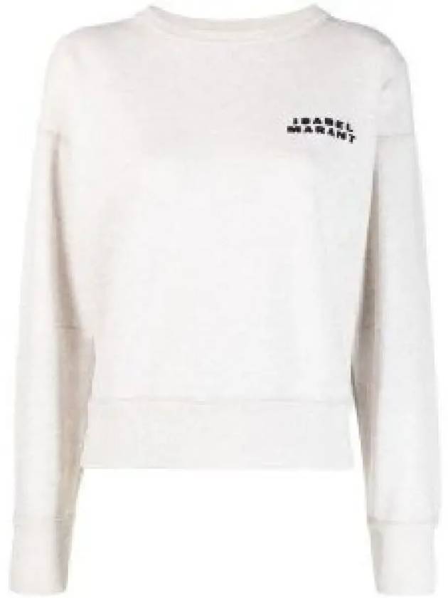 Shard Embroidered Logo Sweatshirt Ecru - ISABEL MARANT - BALAAN 2