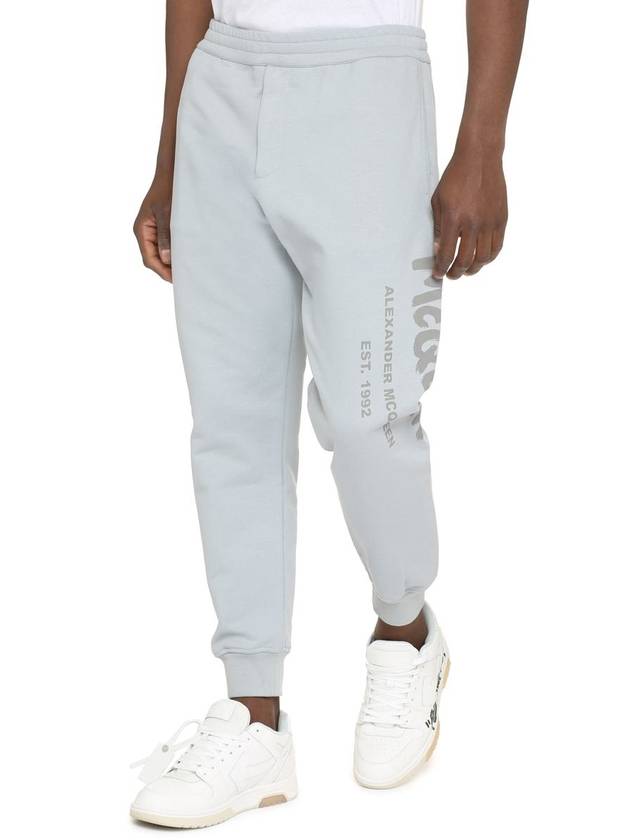 Men's Graffiti Track Pants Dove Gray - ALEXANDER MCQUEEN - BALAAN 4