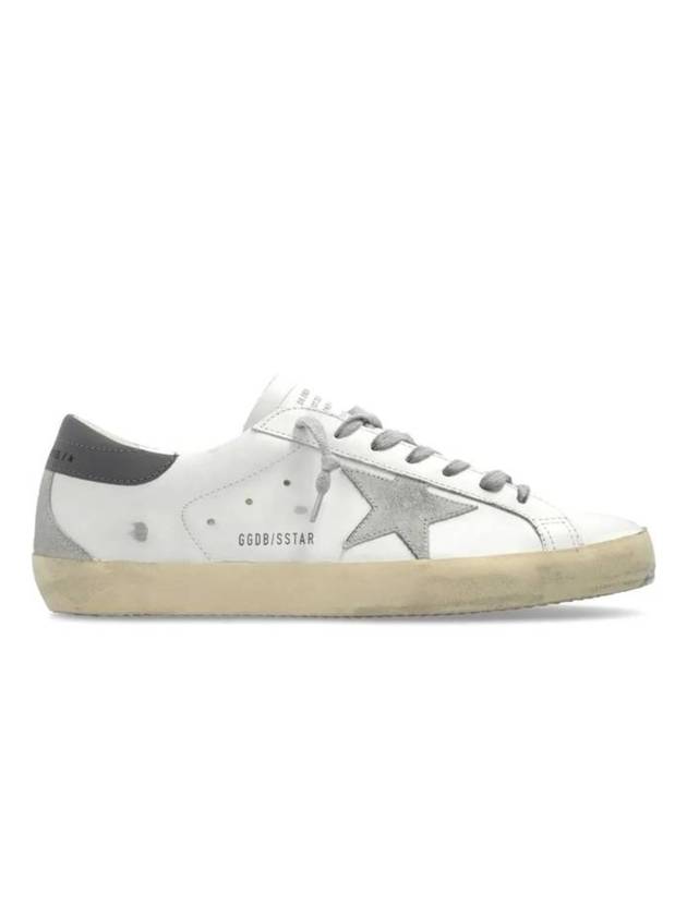 Superstar Grey Tab Low Top Sneakers White - GOLDEN GOOSE - BALAAN 1